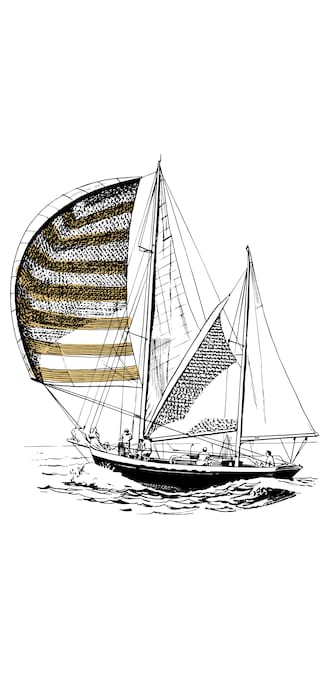 Ilustração do barco