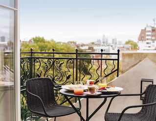 balcony view at the cadogan