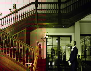 micro-wedding in chelsea london conference room