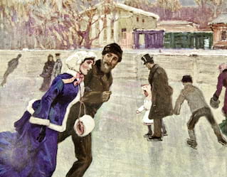 Tamara Moskvina skating classes, St Petersburg