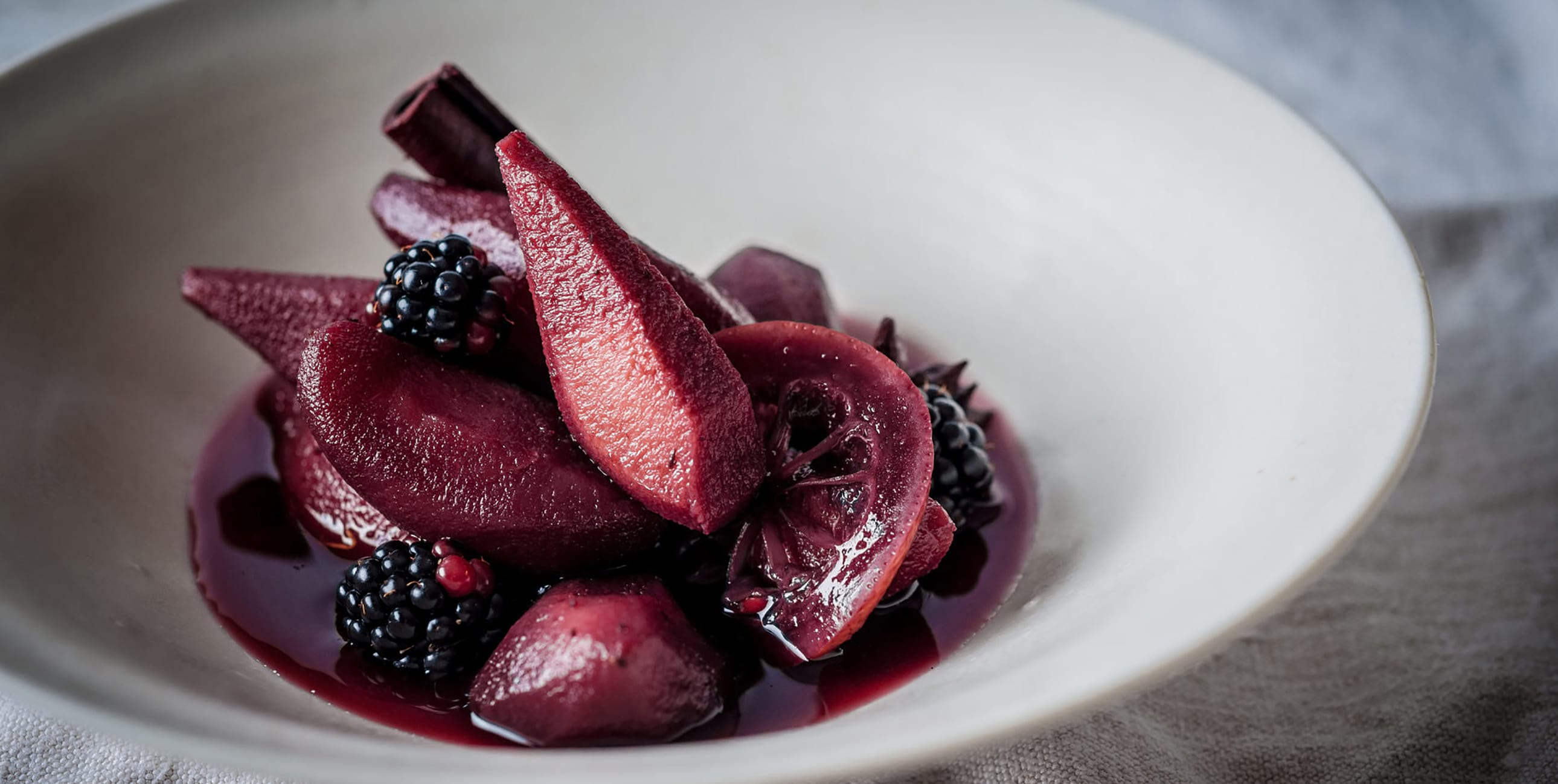 Poached Fruit Winter Dessert Raymond Blanc Recipe