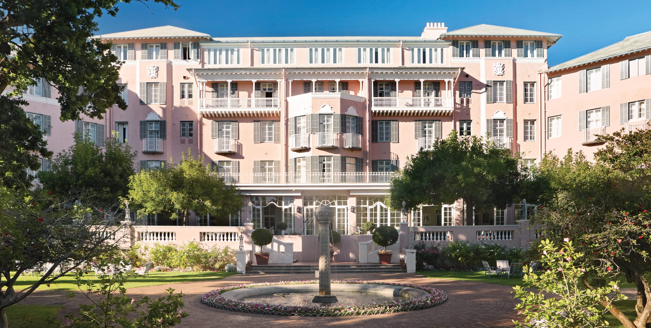 Belmond Mount Nelson Hotel History 100 Years Pink
