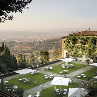 Belmond Villa San Michele garden, View over Florence
