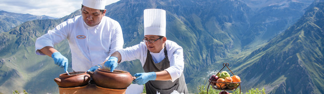 Dining in Peru